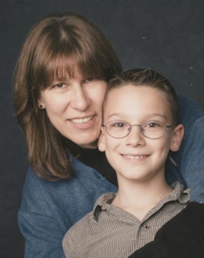 Jen Rhatigan with her son Jeff, c. 2000